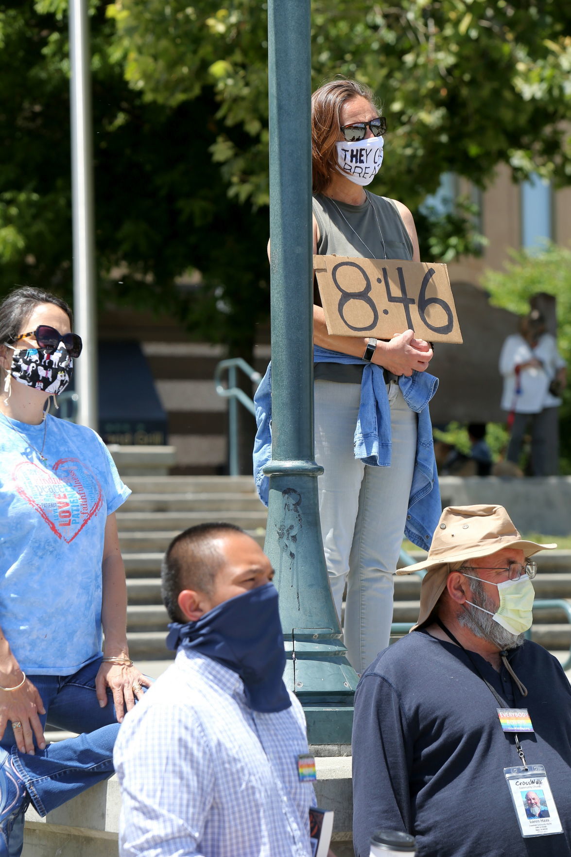 Vigil for racial equality in Napa